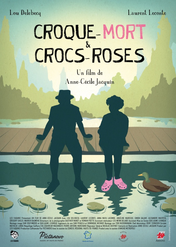 Affiche — Croque-mort et Crocs rose